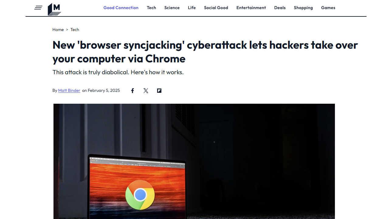 Browser Syncjacking